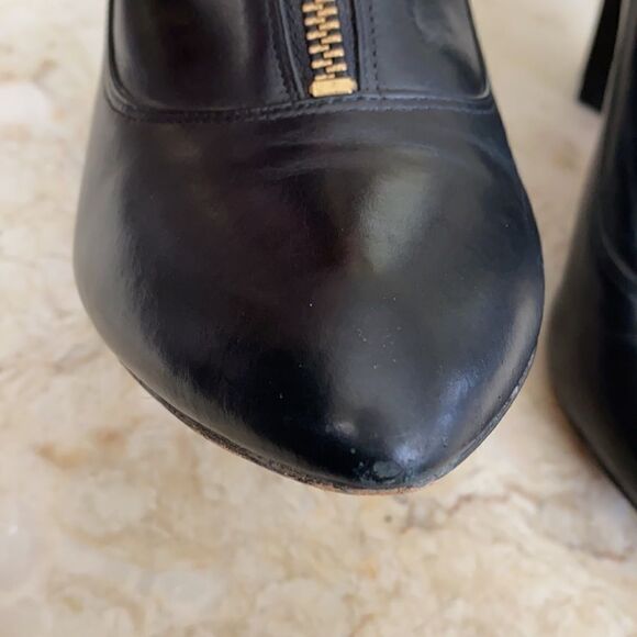 Saks Fifth Avenue Leather Heeled Booties - Picture 13 of 13